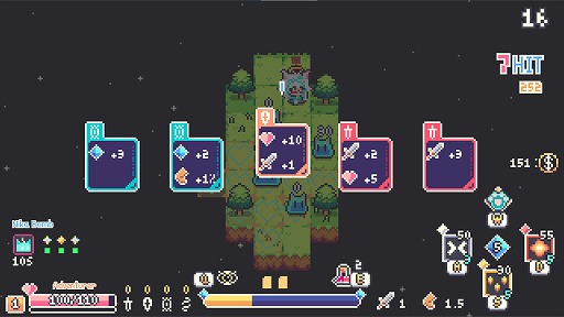 画像ギャラリー No.003のサムネイル画像 / 一定時間ごとに使えるアクションがまるっと変わる！ カオスなローグライクアクション「カオスルーンヒーロー」，体験版をSteamで公開