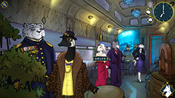 画像ギャラリー No.003のサムネイル画像 / 動物モノのミステリーアドベンチャー「Moses & Plato - Last Train to Clawville」，4月14日にSteamとGOGで発売