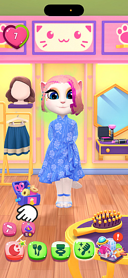 画像ギャラリー No.012のサムネイル画像 / 魅力的なアンジェラのおしゃれな生活をプロデュース！　「マイ・トーキング・アンジェラ2+」（今日から始めろApple Arcade #67）