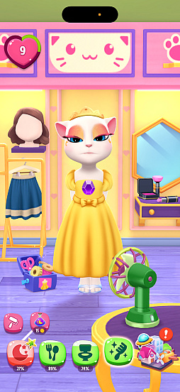 画像ギャラリー No.013のサムネイル画像 / 魅力的なアンジェラのおしゃれな生活をプロデュース！　「マイ・トーキング・アンジェラ2+」（今日から始めろApple Arcade #67）