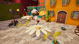 画像ギャラリー No.002のサムネイル画像 / ピザを片手にジャンプ，スイング，そしてグライディング。箱庭型3Dプラットフォームゲーム「Pizzapocalypse 2」，ゲームプレイトレイラーを公開