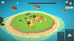 画像ギャラリー No.007のサムネイル画像 / 同じ建物を3つそろえることで進化，シンプルな配置が複雑な都市へと発展する。ローグライクパズル都市建設ゲーム「Triple Realms」発表，2026年6月23日に発売予定