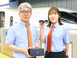 画像集 No.011のサムネイル画像 / ARグラスの「Nreal」が「XREAL」に社名変更。新幹線の車内で行われた「Nreal Air」体験会をレポート