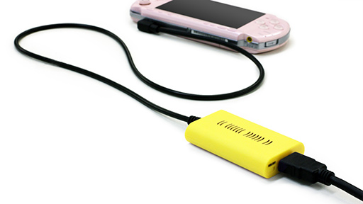 画像ギャラリー No.002のサムネイル画像 / PSP-3000/2000の映像をテレビやキャプチャ機器に出力できるコンバーターの新モデルが6月上旬発売