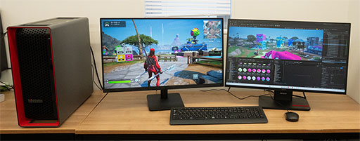 画像ギャラリー No.010のサムネイル画像 / Lenovo ThinkStation P8 なら作業の同時進行もお手の物。クリエイターの“手を増やす”ワークステーションだ【PR】