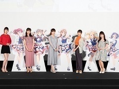TVアニメ「シャインポスト」の先行試写会が開催に。“絶対アイドル”を目指すTINGSのキャスト5人が登壇し，作品への思いを語った