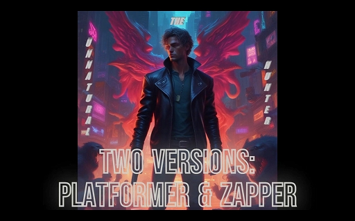 画像ギャラリー No.001のサムネイル画像 / 横スクロールACTとガンSTG，超常現象との戦いが2つのシステムで描かれる新作ファミコンゲーム「The UnNatural Hunter」が登場